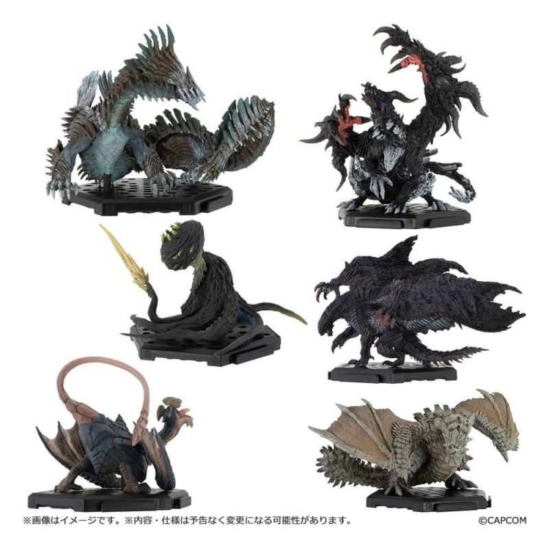 Lot de 6 figurines Monster Hunter CFB MH Standard Model Plus Vol. 30