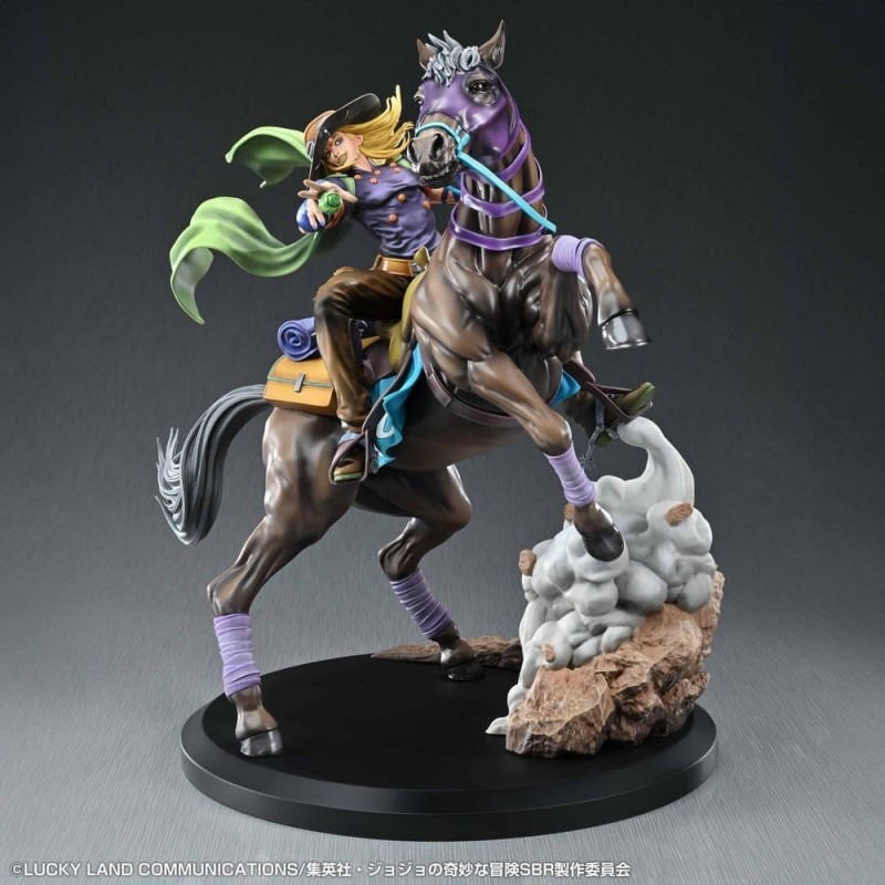 Statuette JoJo's Bizarre Adventure: Steel Ball Run Gyro Zeppeli & Valkyrie