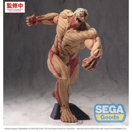 Figurine Attack on Titan GigantiX Reiner Braun Armored Titan Version