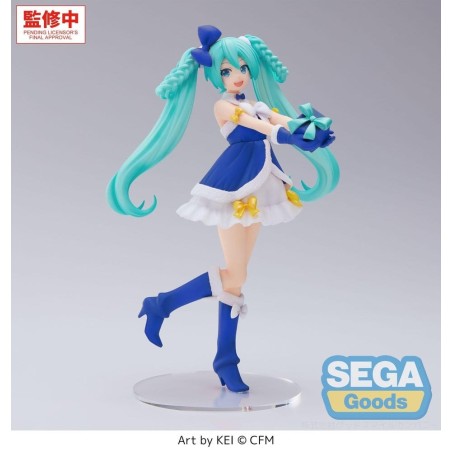Figurine Character Vocal Series 01: Hatsune Miku High Premium Hatsune Miku Sapphire Christmas Version
