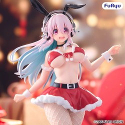 Figurine Super Sonico Bicute Bunnies Santa Sonico
