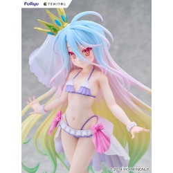 Statuette No Game No Life Tenitol Tall Shiro Swimwear Dress Version