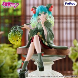Figurine Hatsune Miku Noodle Stopper Flower Fairy Winter Cherry Green Color Version