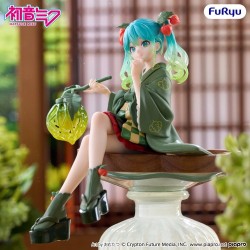 Figurine Hatsune Miku Noodle Stopper Flower Fairy Winter Cherry Green Color Version