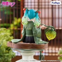Figurine Hatsune Miku Noodle Stopper Flower Fairy Winter Cherry Green Color Version