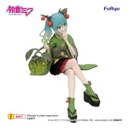 Figurine Hatsune Miku Noodle Stopper Flower Fairy Winter Cherry Green Color Version