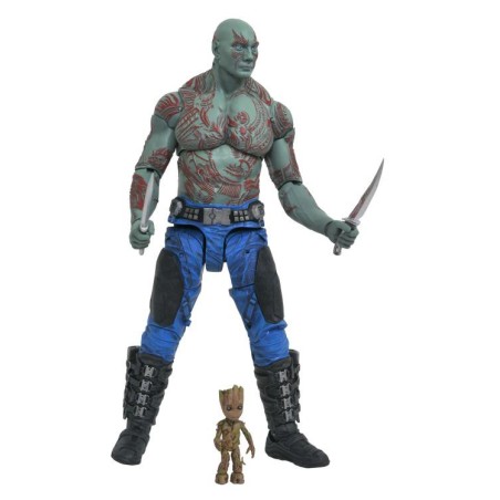 Figurine Les Gardiens de la Galaxie Vol.2 Marvel Select Drax & Baby Groot