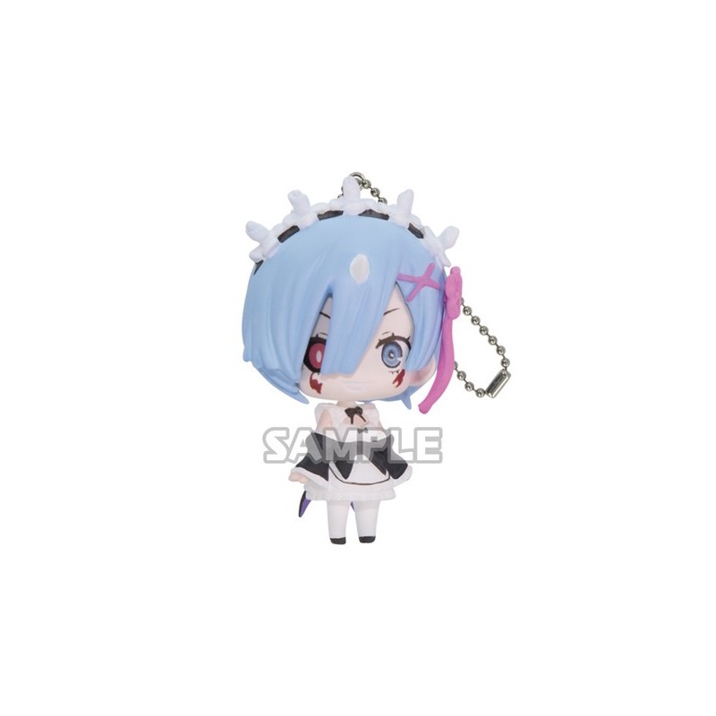 Porte-clés figurine Re:Zero Collection Figure Charm Oni Rem