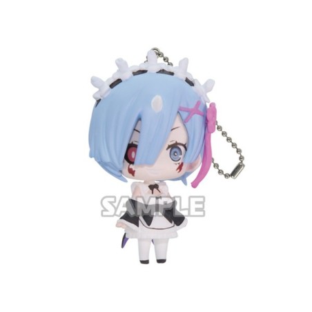 Porte-clés figurine Re:Zero Collection Figure Charm Oni Rem