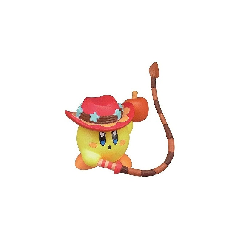 Figurine Kirby's Battle Deluxe Manmaru Mascot Kirby Jaune avec Fouet
